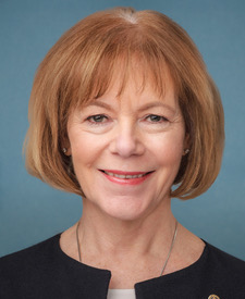 Foto oficial de Tina Smith